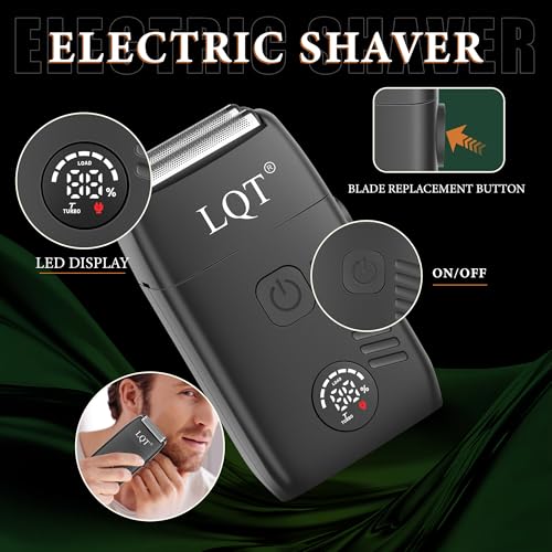 Professional Men's Grooming Kit: Electric Foil Shaver, Beard Trimmer & Hair Clipper for Bald Head & Face - The Cordless Christmas Gift for Dad/Him