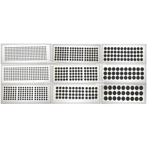 Black Velvet Dot Bindi Tattoo Stickers Set of 9 Cards Adhesive Body Jewelry Bindis Bridal face belly Jewels Forehead decor tikka bollywood style stick on sticker