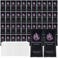Moist Cotton Towel Bulk Moist Towelettes Individually Wrapped,White Towel Services,Refreshment Pre Moistened Towels for Dentist Travel Sport Party Hotel £¨Lavender,200)