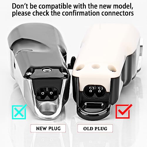 Replacement 4V Charger for Wahl Magic Clip Senior Sterling-4 Designer 100th Aniversary Metal Edition Cordless Clipper, Professional Charger Cord for Wahl 8164 Finale Shaver Trimmer
