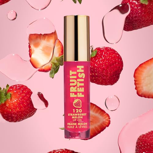 Milani Fruit Fetish Lip Oil Bundle - Raspberry Peach & Strawberry Melon - Hydrating Lip Gloss