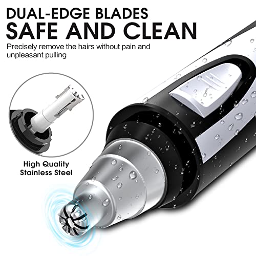 ZORAMI Ear and Nose Hair Trimmer Clipper Battery-Operated & Rechargeable