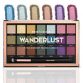Profusion Cosmetics Wanderlust 21 Shades Eyeshadow Palette ? Richly Pigmented Matte & Shimmer Finishes with Blending Brush, Long-Wearing, Travel-Friendly, Vegan & Cruelty-Free Makeup Set
