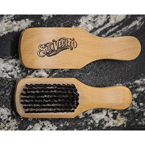 Suavecito Barber Brush Wood Handle Hair Cutting Cleaning Fade Barbershop