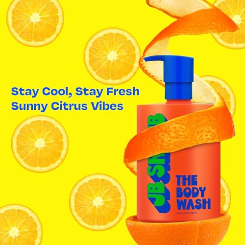 JB SKRUB Foaming Acne Face Wash and Citrus Scented Boys Body Wash Gift Set - Teen,Tween and Kid Skincare Duo - Fight Acne, Conquer Adolescent Funk with Confidence