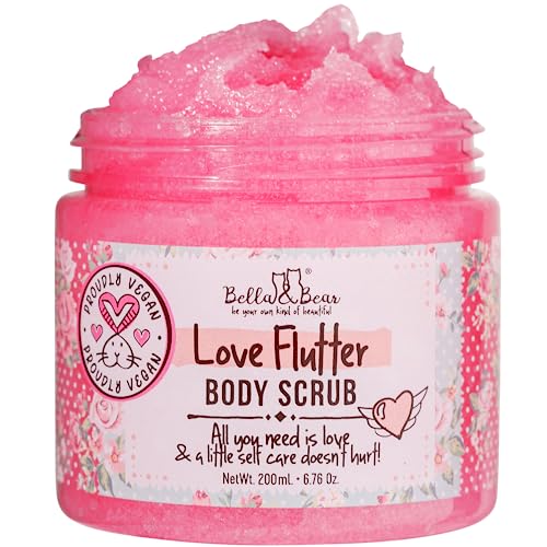 Love Flutter Body Scrub, Whipped Bath Soap & Shave Cream and Body Butter Bundle