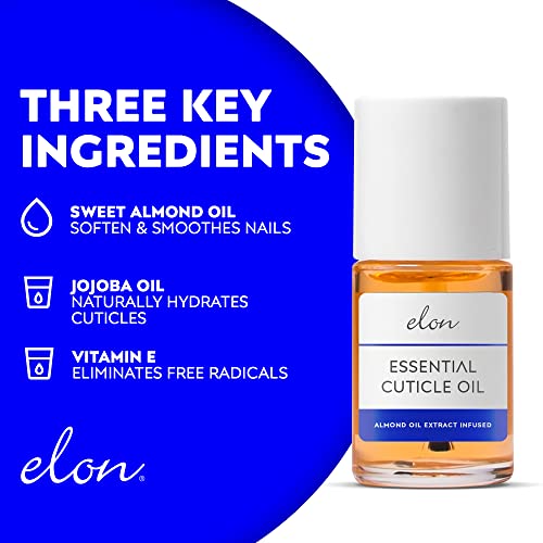 Elon Essentials Kit for Nail Health ? Nail Care Kit w/Elon Nail Conditioner, Cuticle Oil & Matrix Plus 3000 Biotin Supplement ? Repair, Strengthening & Moisturizing