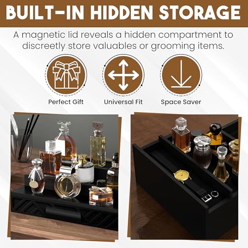 Cologne Organizer for Men - Multi Tier Drawer Organizer & Dresser Organizer Countertop - Perfume Holder | Cologne Stand For Men - Perfume Organizer for Women