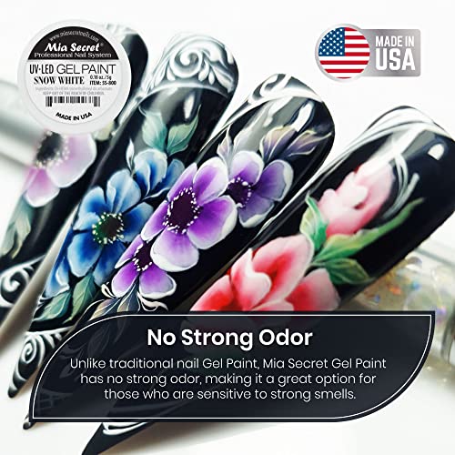Mia Secret Professional Nail System UV/LED Gel Paint - 5 grams (Snow White)