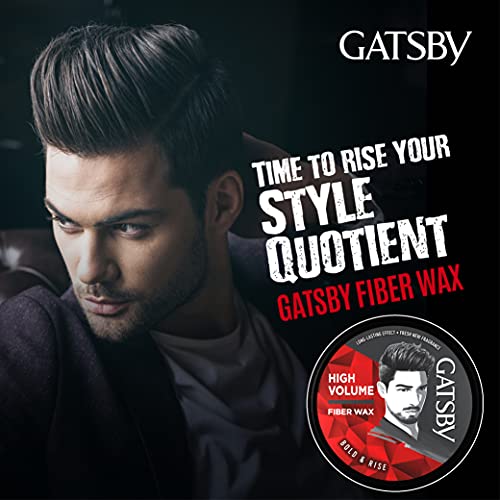 Gatsby Hair Styling Fibre Wax Bold and Rise, 75g