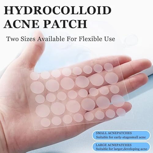 ClearPatch Acne Treatment Hydrocolloid Pimple Patch (36 Patches in 1 Box) ? Invisible Acne Patch for Pimple, Blemish Healing, Skin Protection, Hypoallergenic, Day or Night Use, Unscented
