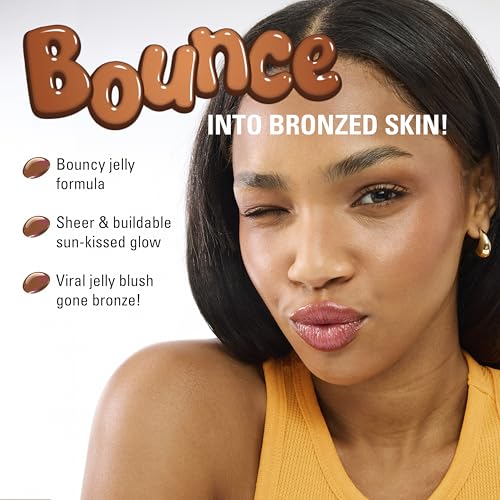 Revolution Beauty London, Jelly Bronzer Tint, Bronzing Makeup for a Sun-Kissed Glow to Cheeks, Vegan & Cruelty-Free, Dark Cocoa, 0.28 oz