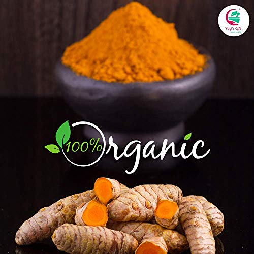 100% Pure Wild Turmeric Powder For Face | 8 Oz (227 grams) | Kasturi Manjal | Curcuma Aromatica | Amba haldi | Promotes Glowing Skin | By Yogi's Gift¢ç