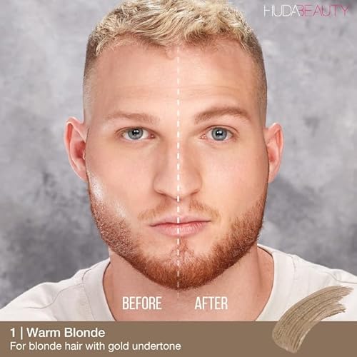 HUDA BEAUTY #BombBrows Full ¡®n Fluffy Volumizing Fiber Gel Warm Blonde