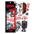Savvi - 7 Dungeons & Dragons Temporary Tattoos: Skin-Safe Ink, Great for Parties and Everyday Wear, Gifts for Teens and Adults, Made in the USA [2 sheets, 7 count]