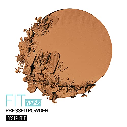 Maybelline Fit Me Matte + Poreless Pressed Face Powder Makeup, Truffle, 1 Count (Pack of 2)