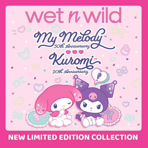 wet n wild My Melody and Kuromi Face Quad - My Sweet Glow