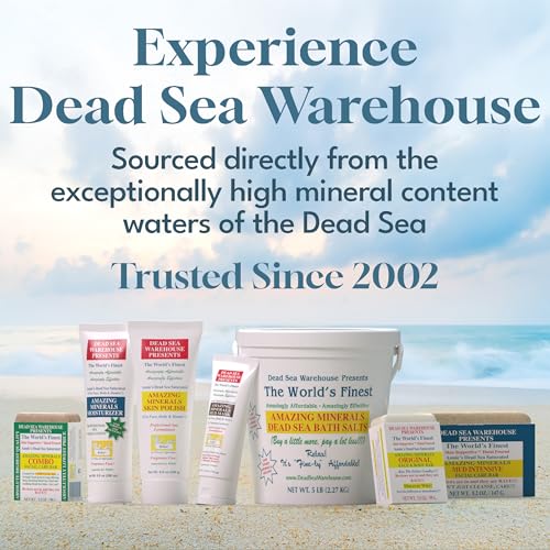 Dead Sea Soap MUD INTENSIVE Facial Care Bar - Face Soap for Women and Men - Purifying Dead Sea Mud - For Balanced & Clear Skin, Handmade & Unscented -5.2 oz