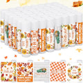 100 Pcs Thanksgiving Christmas Party Gifts Bulk Thanksgiving Lip Balms Favors Holiday Basket Stuffers Christmas Stocking Stuffers Small Thank You Gifts for Women Men (Honey Flavor)