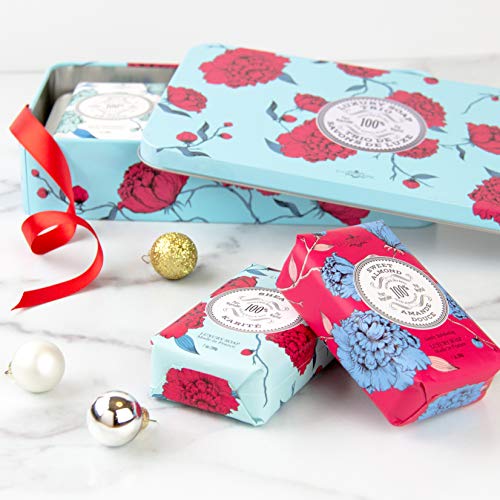 La Chatelaine Aqua Hand Cream Trio and Luxury Soap Trio Gift Sets l Made in France | Plant-Based | Enriched with Organic Shea Butter (Coconut Milk, Shea, Sweet Almond)