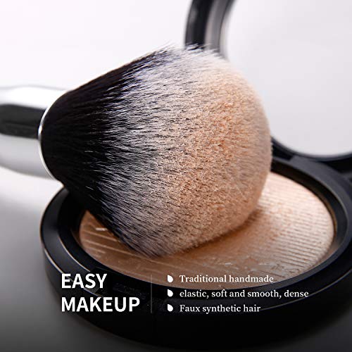 DUcare 32Pcs PRO Grade Makeup Brushes Set Premium Ultra-soft Synthetic Foundation Contour Powder Blush Concealer Eyeshadow Classic Black Professional Make up Brushes