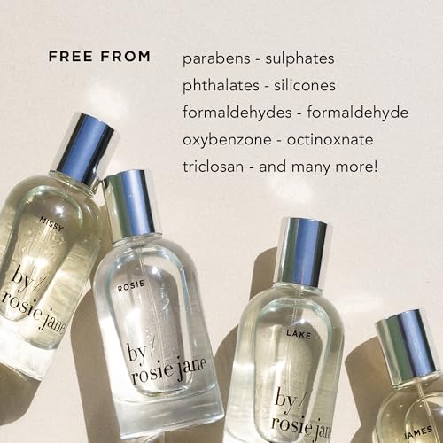 By Rosie Jane Everyday Body Oil (Rosie Fragrance) - Nude Musk & Sweet Rose Scented Body Care with Sunflower, Olive & Rosehip Seed Oil to Hydrate and Nourish Dry Skin (5 fl oz)