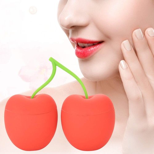 Lip Pump Device Silicone,Portable Hot Cherry-Shaped Lip Plumping Enhancer Lip Enhancement Plumper Quick Device Beauty Tool