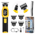 KEMEI 1878 Beard Trimmer for Men, 3 in 1 Hair Clippers, Shavers for Men, Cordless Nose Hair Trimmer with Removable Head, LED Display