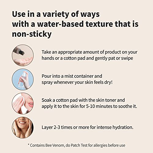 BENTON Snail Bee High Content Skin (Toner) - Snail Mucin Toner, Snail Mucin Essence Toner, Bee Venom Korean Toner, Korean Skin Care Snail Toner, Face Skin Care Snail Essence, Snail Mucin Moisturizer