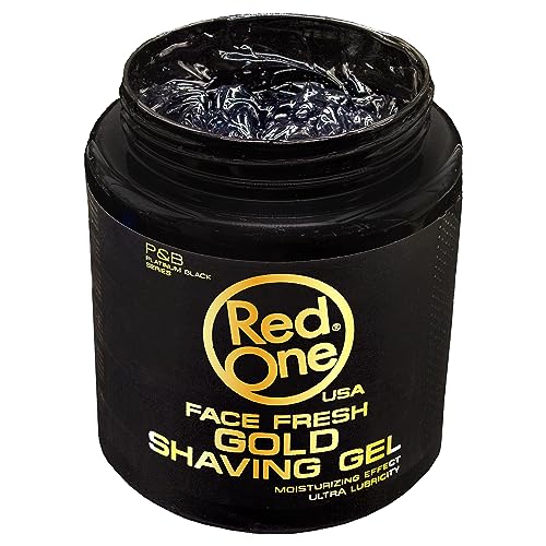 Redone Gold Shaving Gel 1000ml | Professional Barber-Grade Transparent Shaving Gel for Men | Luxury Scent | Moisturizing, Cooling & Anti-Irritation Formula | Smooth Glide for Close Comfortable Shaves