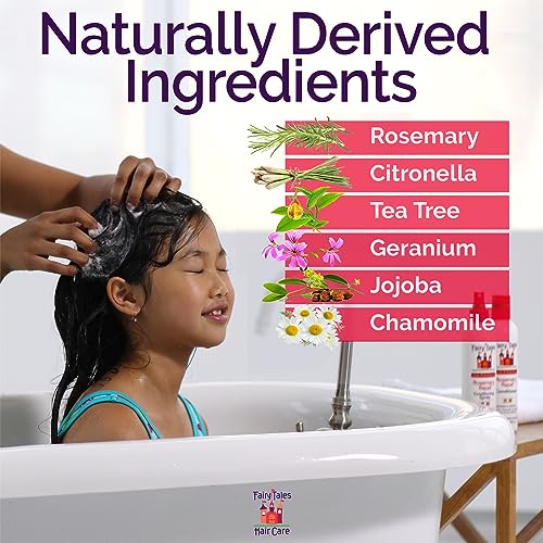 Fairy Tales Rosemary Repel Daily Kids Shampoo, 12 fl oz., Conditioner, 8 fl oz. & Conditioning Spray, 8 fl oz. Star Trio? Kids Like the Smell, Lice Do Not