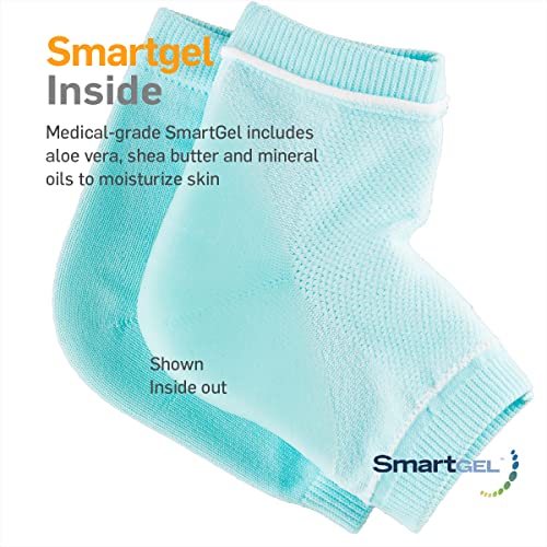 NatraCure Intensive & Vented Moisturizing Gel Heel Sleeve Combo Pack - 1 Pair Each - Day and Night Relief (608-1325-M-RET)