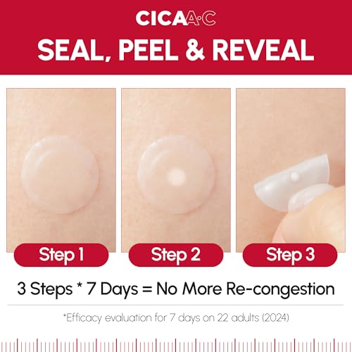 Dermafirm CICA A.C Spot Patch - Korean Skin Care Pimple Patches for Face w/Centella Asiatica - Invisible Vegan Hydrocolloid Pimple Patches - Water Resistant Hydrocolloid 10mm & 12mm (99EA)