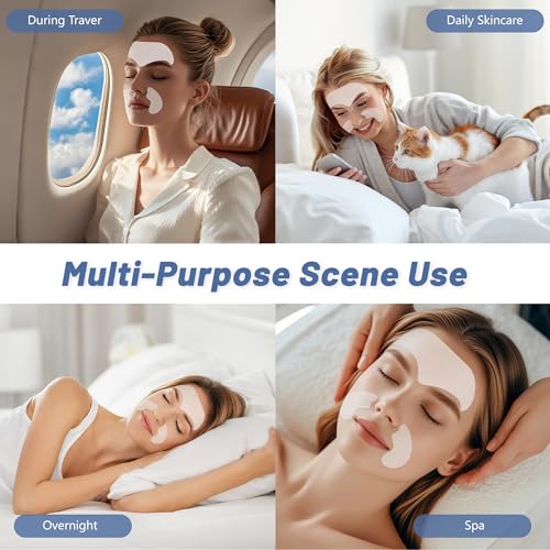 Forehead Wrinkle Patches & Smile Line Patches Overnight, jelly wrinkles patches with Collagen, Smoothing before dates or makeup, Gentle Facial Wrinkles for Day or Overnight, Skin Gifts for Women & Men