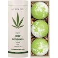 Organic Hemp Bath Bombs Infused Peppermint Eucalyptus Essential Oil Luxurious Bath Essentials Gifts for Dry Skin Immerse Yourself in A Blissful Spa
