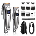 SUPRENT Professional Rechargeable Hair Clipper-Hair Clippers for Men, Cordless Hair Cutting Kit with LED Display