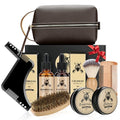 Beard Care Kit Gifts for Men, 9 Pcs Beard Grooming Kit, Beard Club Kit is a Unique Men's Gifts for Dad Husband Boyfriend, Father's Day Anniversary Birthday Valentine's Day Wedding Gift Ideas for Him