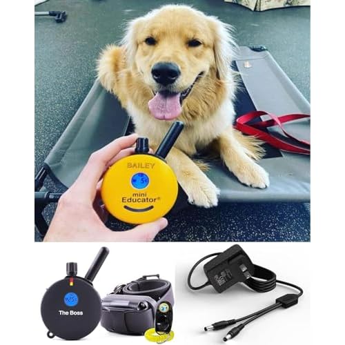 Training Collars Charger Compatible with Educator 800 and 1200 Series ET-800, ET-802, K9-800, K9-802, UL-1200, UL-1202, WF-1200, WF-1202 Training Collars.