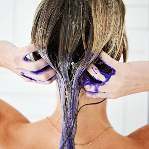 UNITE Hair ? BLONDA Toning Purple Shampoo ? Neutralizes Brassy & Yellow Tones in 60 Seconds ? Brightens Blonde, Gray & Highlighted Hair ? 8 Fl Oz