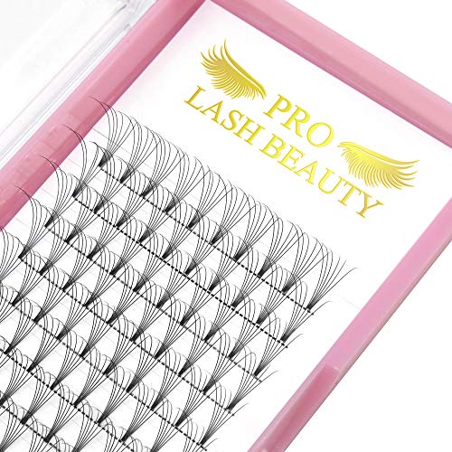 Premade Volume Eyelash Extensions 6D-C-0.07-15 Short Stem Premade Fans Eyelash Extensions 9 to 20 mm Volume Lash Extensions .07 .10 Pre made Lash Fans C D Curl (6D-C-0.07,15mm)
