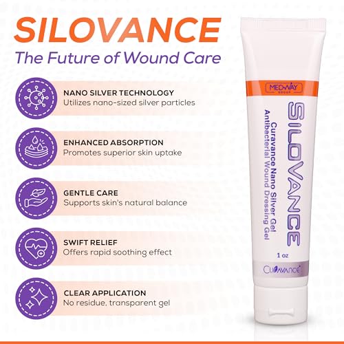 MedVance CuraVance SiloVance Gel - White, 1 Fl Oz (Pack of 1)