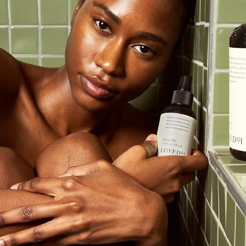 Loved01 Face & Body Toning Mist, John Legend Skincare, Hydrating & Soothing Toner, Moisturizing Post-Shave Spray, Alcohol-Free, with Witch Hazel, Jojoba Oil, & Aloe Vera, 2-Pack (3.4 oz Each)