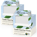 Sky Organics - Gentle Clean Face Towels (2-Pack) - 100 XL Single-Use Face Wipes - Ultra Soft & Dual Textured - Disposable Towel - Makeup Remover Wipes - Cruelty Free - Skin Care Tools - Self Care