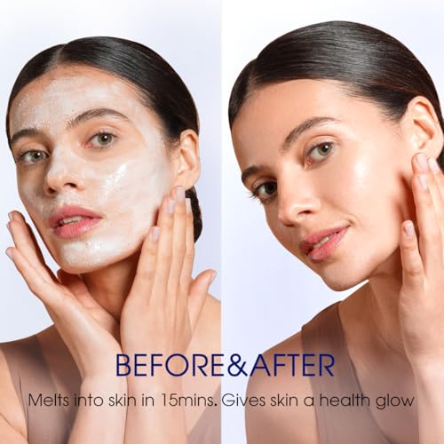 Pier Auge Facial Masks| Douce Aura Face Mask | Overnight Face Mask for Glass Glow Skin -Glowup & Hydrating, Firming and Moisturizing | PDRN Mask 50ml,1.69 fl.oz