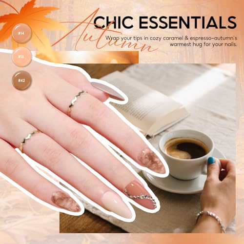 Peacecolor 65PCs Gel Nail Polish Kit with U V Light and Drill, 35 Colors Gel Nail Kit 5PCs Matte/Glossy/Glitter Top Base Coat Nail Rhinestones Manicure Tools Starter Kit Gifts for Women DIY