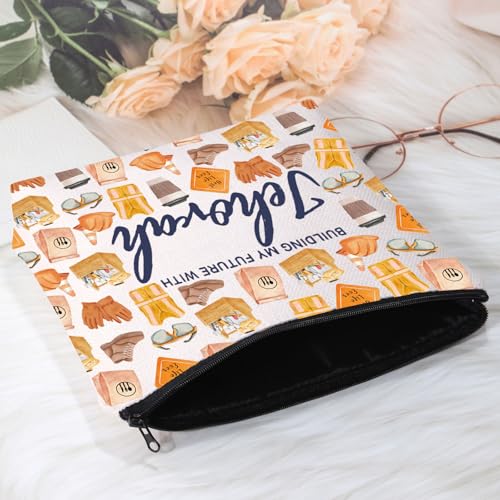 LEVLO Funny Dragon Cosmetic Make up Bag Animal Lover Gifts Just A Girl Who Loves Dragons Makeup Zipper Pouch Bag Dragons Lover Gift (Loves Dragons Bag) (Dragons New T-BL)