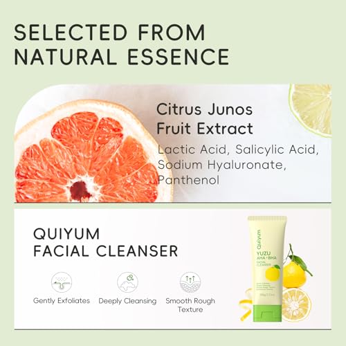 Fruit Skin Care Set, 5 Pcs Daily Routine Beauty Skin Care for Teens Girls - Gentle Skincare Gift Sets, Facial Care Set for Women, Mother's Day Birthday Gift, Stocking Stuffers, Full Size