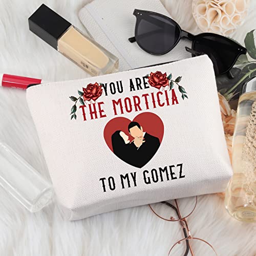 BDPWSS Morticia Cosmetic Bag Gomez Morticia Couple Gift You Are The Morticia To My Gomez Horror Tv Show Fans Gift Theatre Gift (You are Morticia)