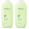 Method Body Wash, Daily Zen, Paraben and Phthalate Free, 18 oz (Pack of 2), Detoxifying