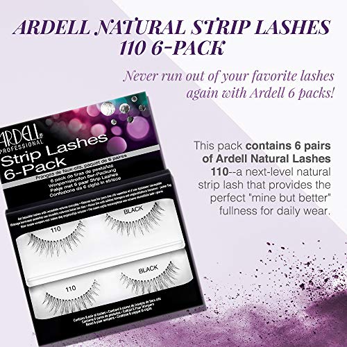 6 Pack Natural 110 Black